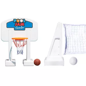 swimline-pool-jam-inground-v-ball-basketball-combo-9190m Swimline Pool Jam Inground V-Ball/Basketball Combo, 9190M